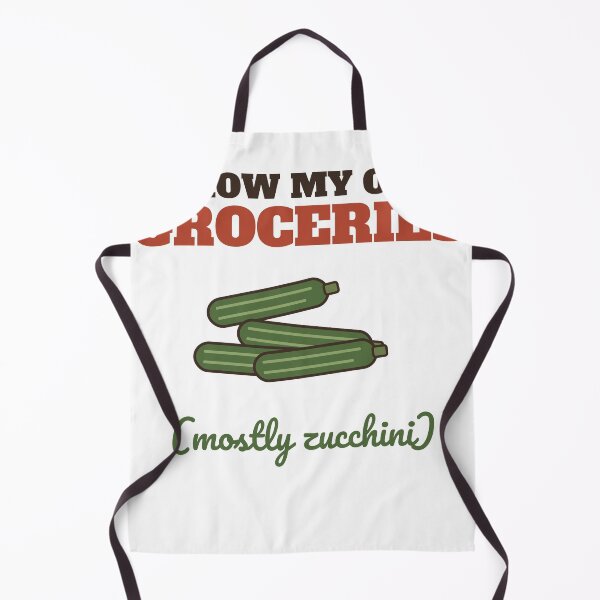 Item preview, I Grow My Own Groceries Funny Zucchini Garden designed and sold by HenAndHeller.