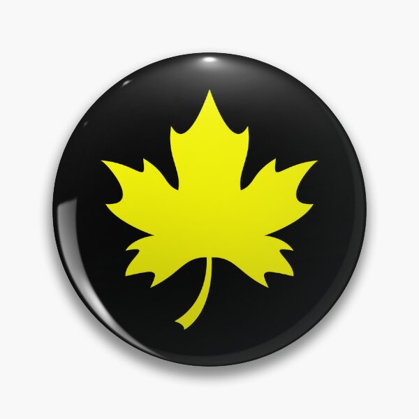 Item preview, Yellow Canadian Maple Leaf Design designed and sold by pattern-archive.