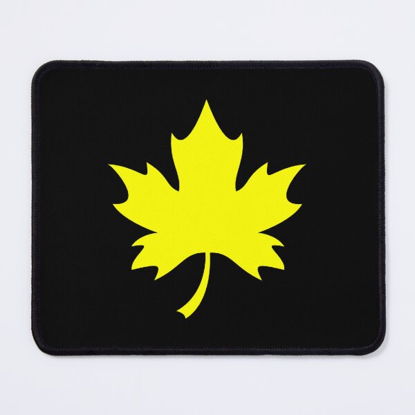 Item preview, Yellow Canadian Maple Leaf Design designed and sold by pattern-archive.