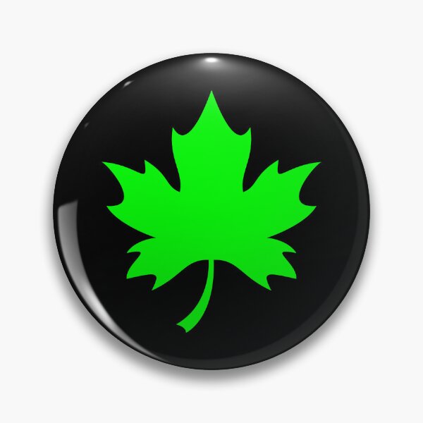 Item preview, Lime Canadian Maple Leaf Design designed and sold by pattern-archive.