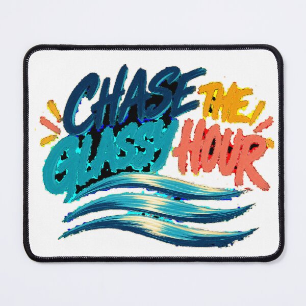 Item preview, Chase The Glassy Hour Paddle Morning designed and sold by aihrgdesign.