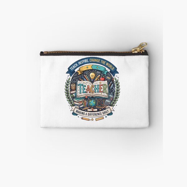 Item preview, Teach Inspire Change The World Teacher Shirt designed and sold by PixelStyle Studio.