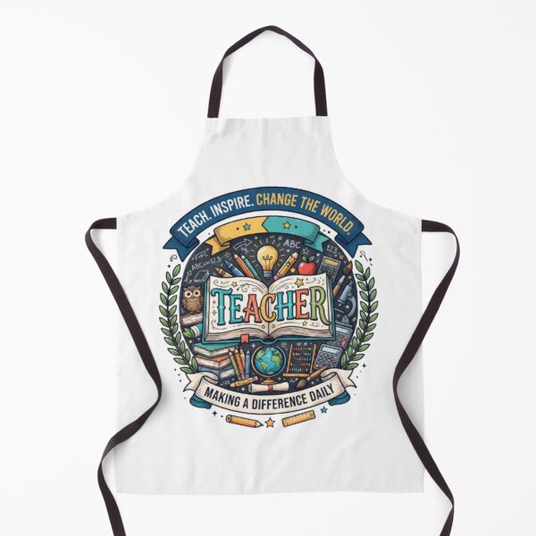 Item preview, Teach Inspire Change The World Teacher Shirt designed and sold by PixelStyle Studio.
