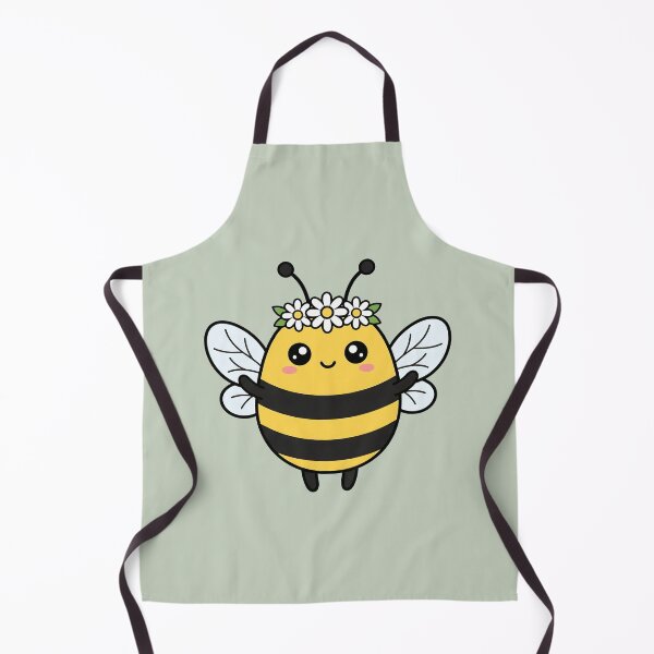 Item preview, Cute Bee with Flower Crown designed and sold by Rocklights.