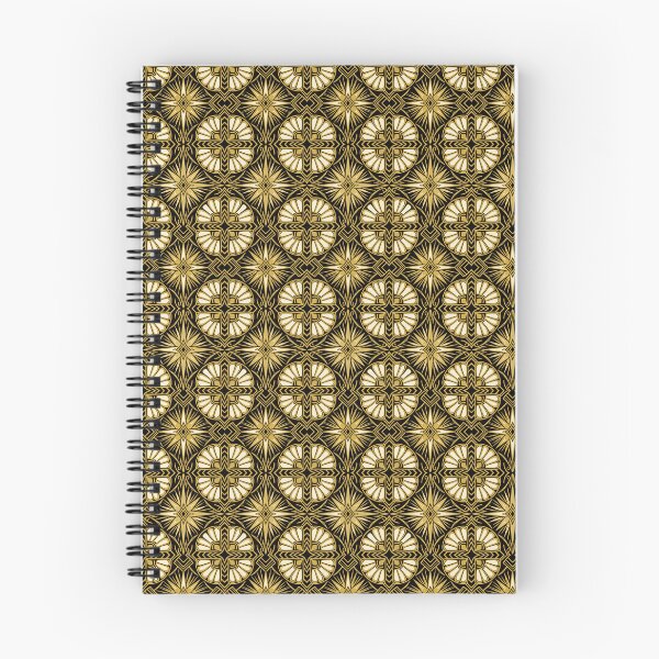 Item preview, Black Gold Art Deco Star Pattern designed and sold by AIG - Andrei Ilie Graphics.