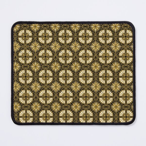 Item preview, Black Gold Art Deco Star Pattern designed and sold by AIG - Andrei Ilie Graphics.