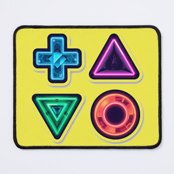 Item preview, Retro Gamer Controller Buttons Neon Icons designed and sold by MargaretPolanco.