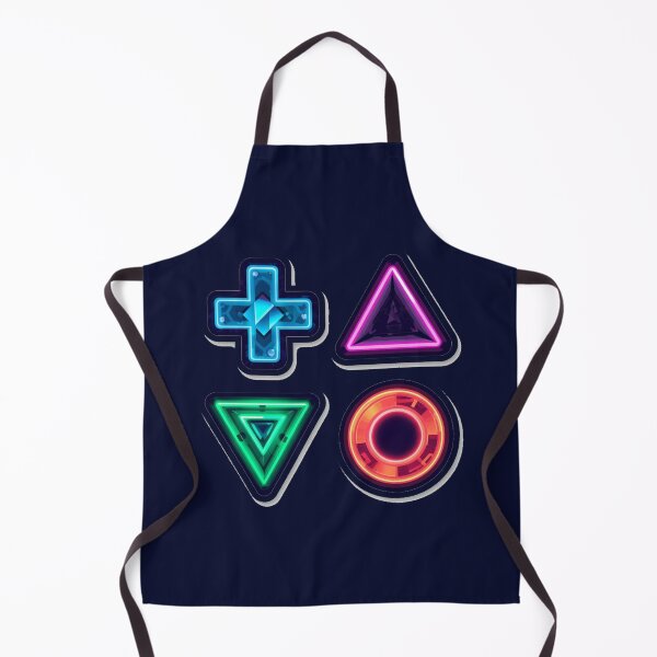 Item preview, Retro Gamer Controller Buttons Neon Icons designed and sold by MargaretPolanco.