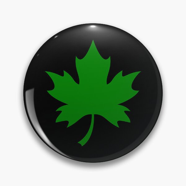Item preview, Green Canadian Maple Leaf Design designed and sold by pattern-archive.