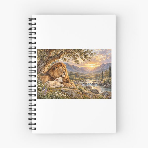 Item preview, Peace in the Valley — The Lion and the Lamb designed and sold by PeanutGalSean.