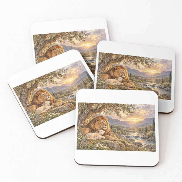Item preview, Peace in the Valley — The Lion and the Lamb designed and sold by PeanutGalSean.