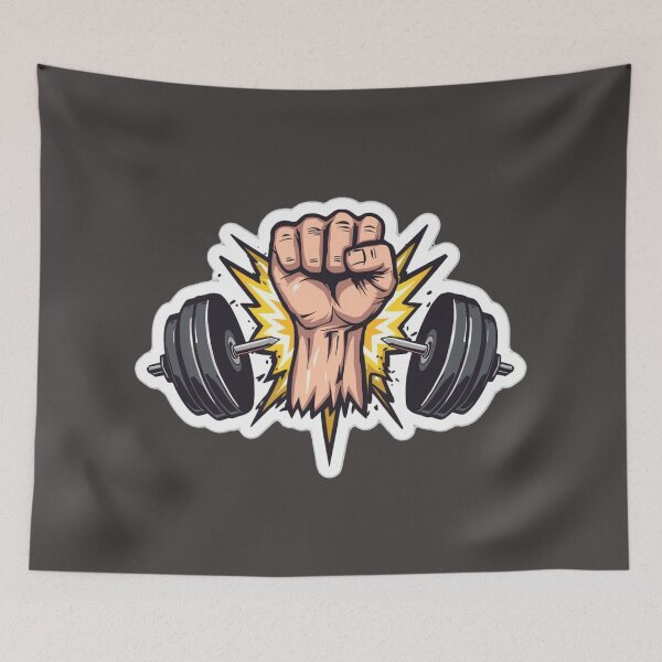 Item preview, Iron Fist Gym Motivation designed and sold by MargaretPolanco.
