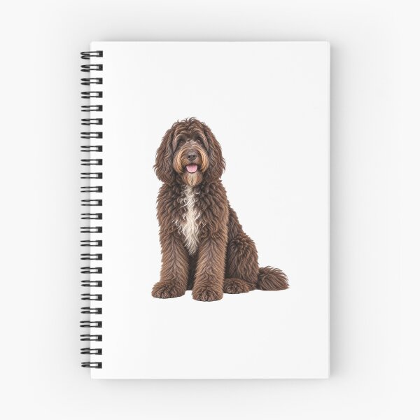 Item preview, Newfiedoodle Dog brown designed and sold by BackgroundND.