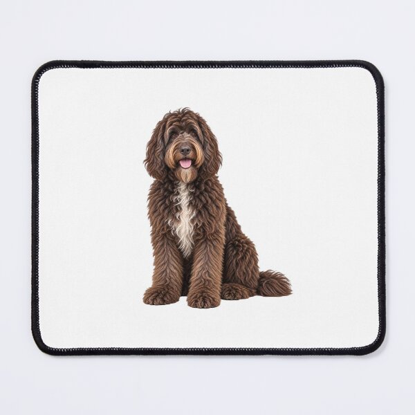 Item preview, Newfiedoodle Dog brown designed and sold by BackgroundND.