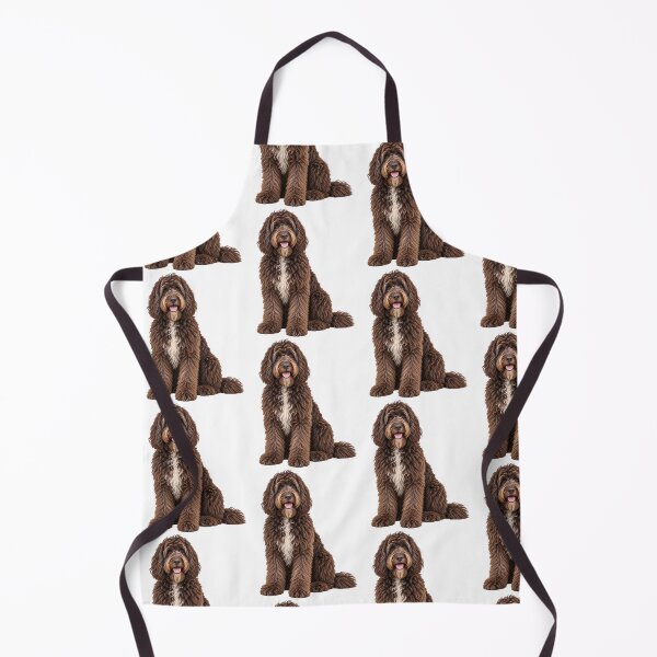 Item preview, Newfiedoodle Dog brown designed and sold by BackgroundND.