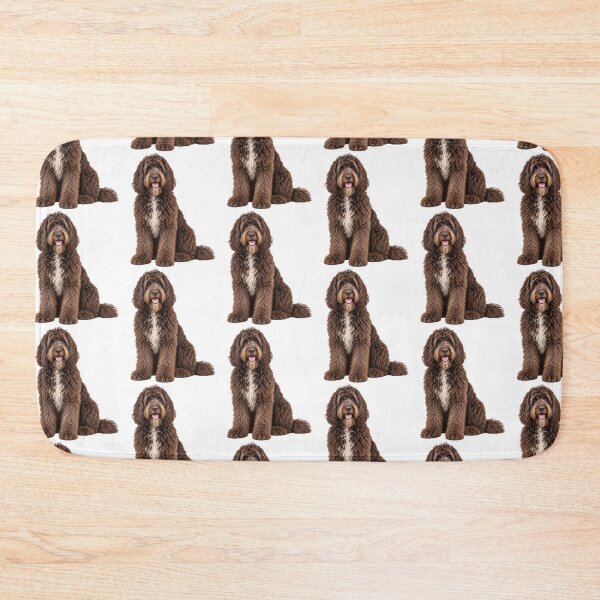 Item preview, Newfiedoodle Dog brown designed and sold by BackgroundND.