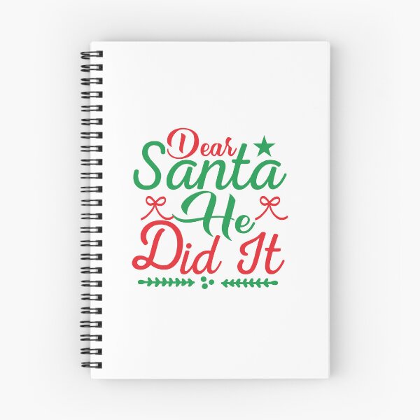 Item preview, Dear Santa He Did It Funny Christmas Quote Holiday Vibes designed and sold by FuzionRaptor.