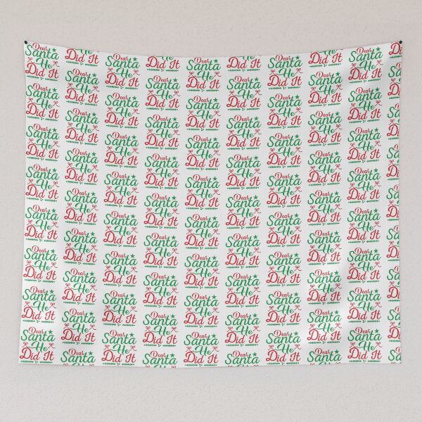 Item preview, Dear Santa He Did It Funny Christmas Quote Holiday Vibes designed and sold by FuzionRaptor.