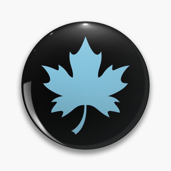 Item preview, Sky Blue Canadian Maple Leaf Design designed and sold by pattern-archive.