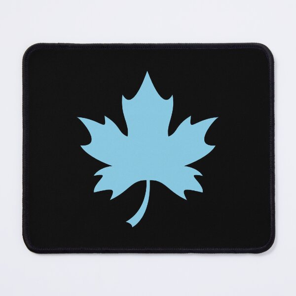 Item preview, Sky Blue Canadian Maple Leaf Design designed and sold by pattern-archive.
