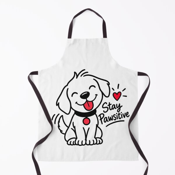 Item preview, Stay Pawsitive Puppy Doodle designed and sold by Down Zero.