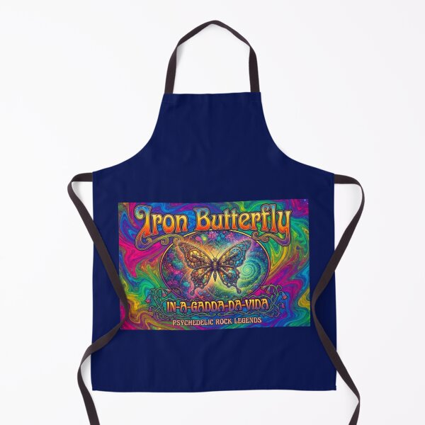 Item preview, Cool Retro Iron Butterfly Psychedelic Poster designed and sold by Halifaxartguy.