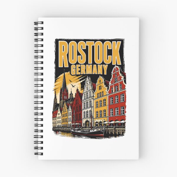 Item preview, Rostock Germany Vintage Travel Tourism designed and sold by TravelersGems.