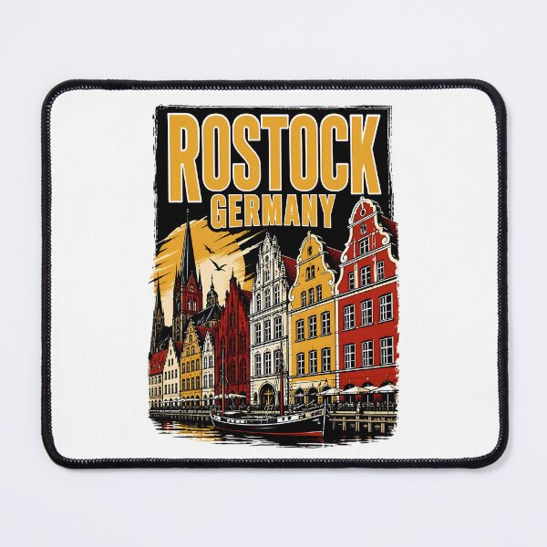 Item preview, Rostock Germany Vintage Travel Tourism designed and sold by TravelersGems.