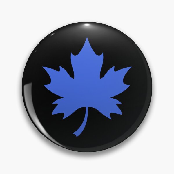 Item preview, Royal Blue Canadian Maple Leaf Design designed and sold by pattern-archive.
