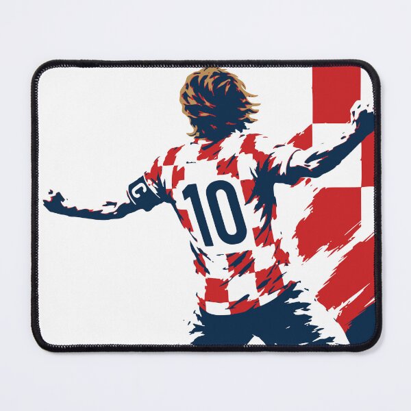 Item preview, Number 10 Soccer Celebration Print | First Time Forever Print | Croatia Inspired Football Art designed and sold by Studio pod Burom.