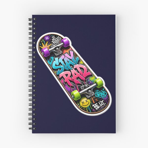 Item preview, Stay Rad Skateboard Graffiti Urban Street Style Design designed and sold by MargaretPolanco.
