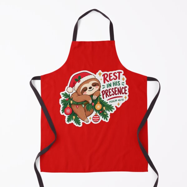 Item preview, Psalm 46:10 Rest In His Presence - Sloth Christmas Hat  designed and sold by plushism.