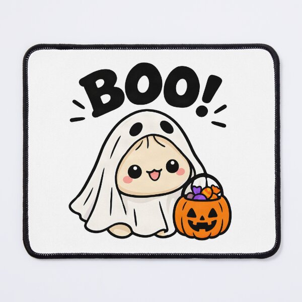 Item preview, Cute Ghost Dumpling Halloween | Boo! Funny Kawaii Dumpling designed and sold by kstheladesigns.