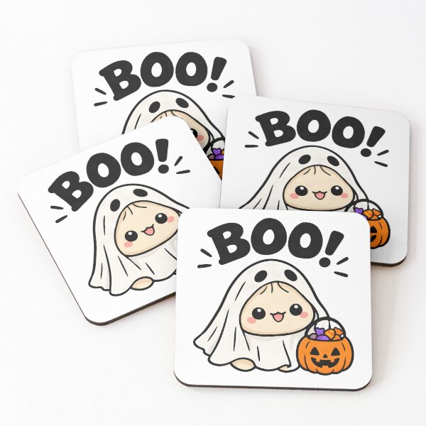 Item preview, Cute Ghost Dumpling Halloween | Boo! Funny Kawaii Dumpling designed and sold by kstheladesigns.