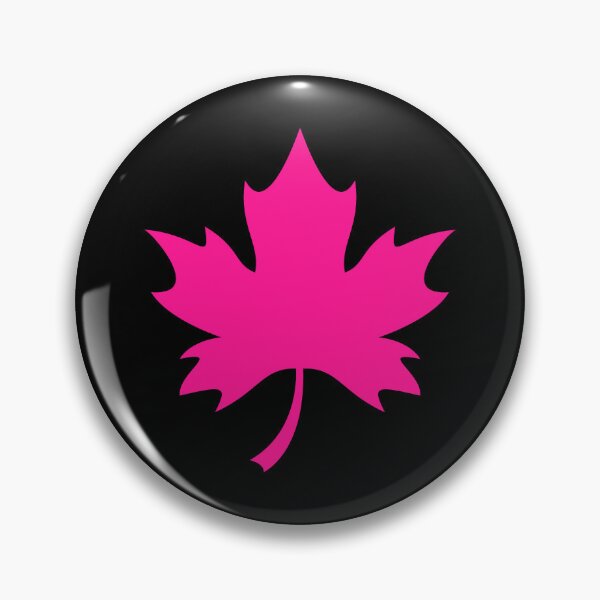 Item preview, Hot Pink Canadian Maple Leaf Design designed and sold by pattern-archive.