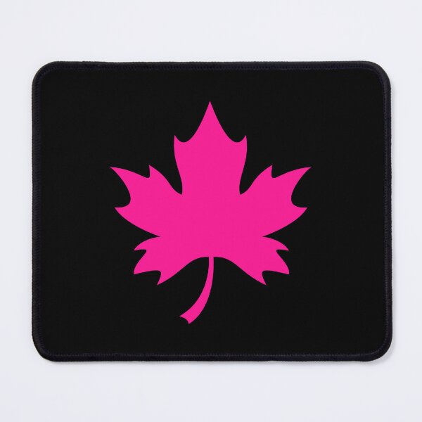Item preview, Hot Pink Canadian Maple Leaf Design designed and sold by pattern-archive.