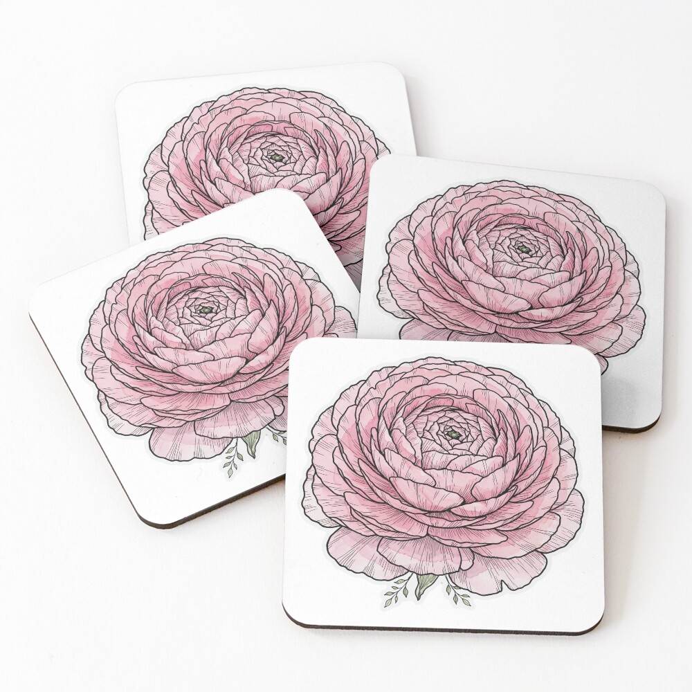 Item preview, Coasters (Set of 4) designed and sold by Crystal Critters .