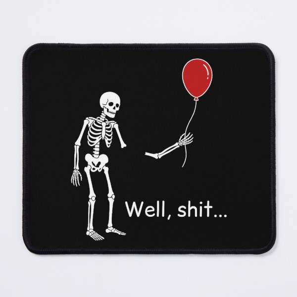 Item preview, Funny Skeleton Lost Balloon Halloween designed and sold by illustroVibe.