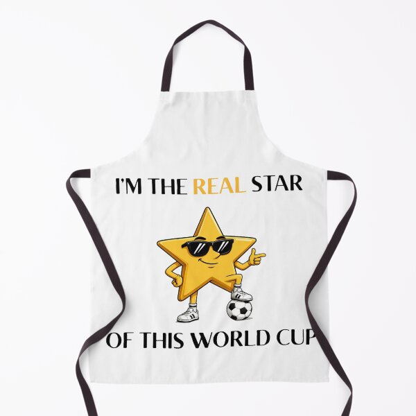 Item preview, I'm the Real Star of This World Cup | Funny Soccer Star designed and sold by kstheladesigns.