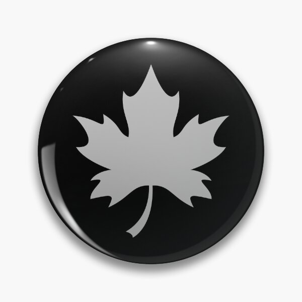 Item preview, Silver Canadian Maple Leaf Design designed and sold by pattern-archive.