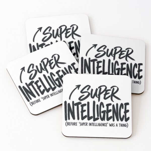 Item preview, Super Intelligence Before It Was a Thing Premium T-Shirt designed and sold by omar ousalah.