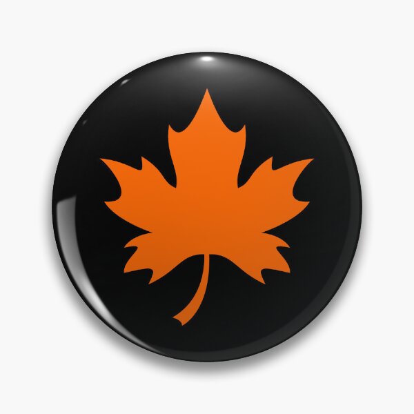Item preview, Orange Canadian Maple Leaf Design designed and sold by pattern-archive.