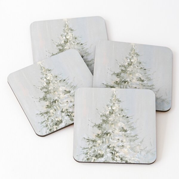 Item preview, Snowy Christmas Tree card designed and sold by MendaciousMina.