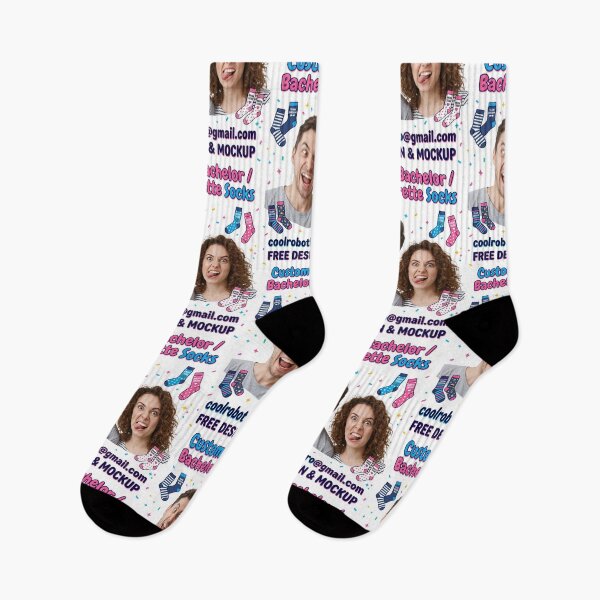 Item preview, Bachelor Bachelorette Party Socks Shirt Products Mug Flask Original Custom Design (email us for custom) designed and sold by Cool Robot Bro..