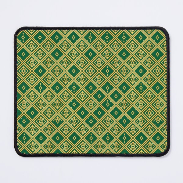 Item preview, Emerald Gold Diamond Trellis Ornate Pattern designed and sold by AIG - Andrei Ilie Graphics.
