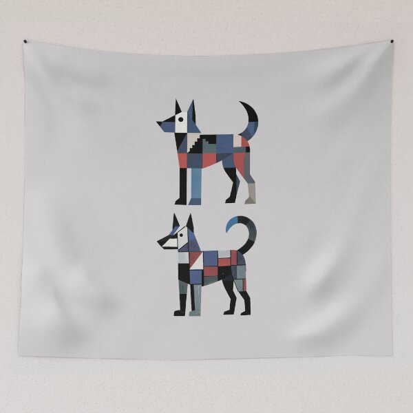 Item preview, Geometric dogs designed and sold by MagelliShop.
