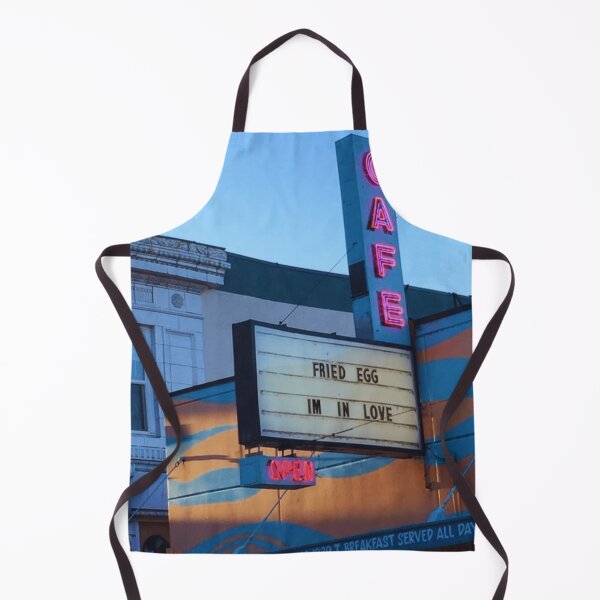 Item preview, Fried Egg I'm In Love   The Cure Friday Cafe Neon Sign Blue Sky designed and sold by WigOutlet.