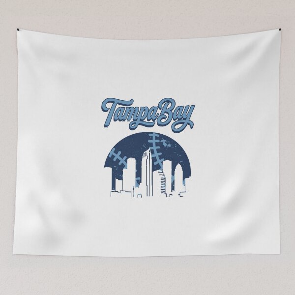 Item preview, Tampa Bay Baseball Skyline Retro designed and sold by MASMUS27.
