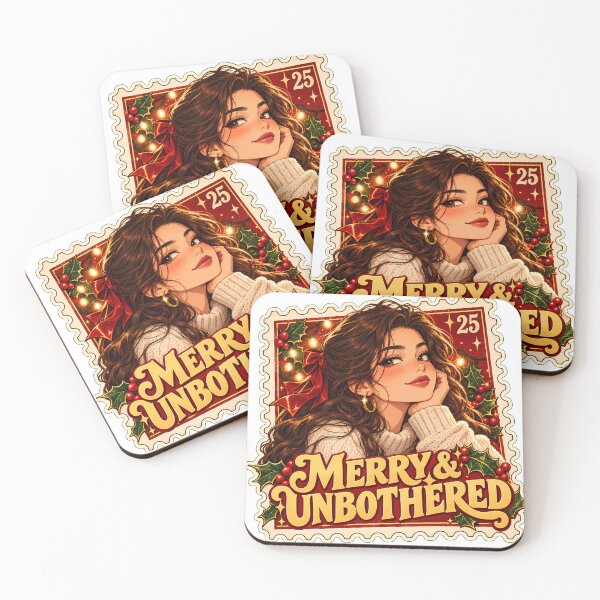 Item preview, Merry and Unbothered designed and sold by WhimsyPeachCo.