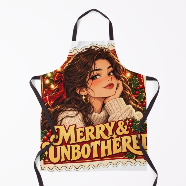 Item preview, Merry and Unbothered designed and sold by WhimsyPeachCo.